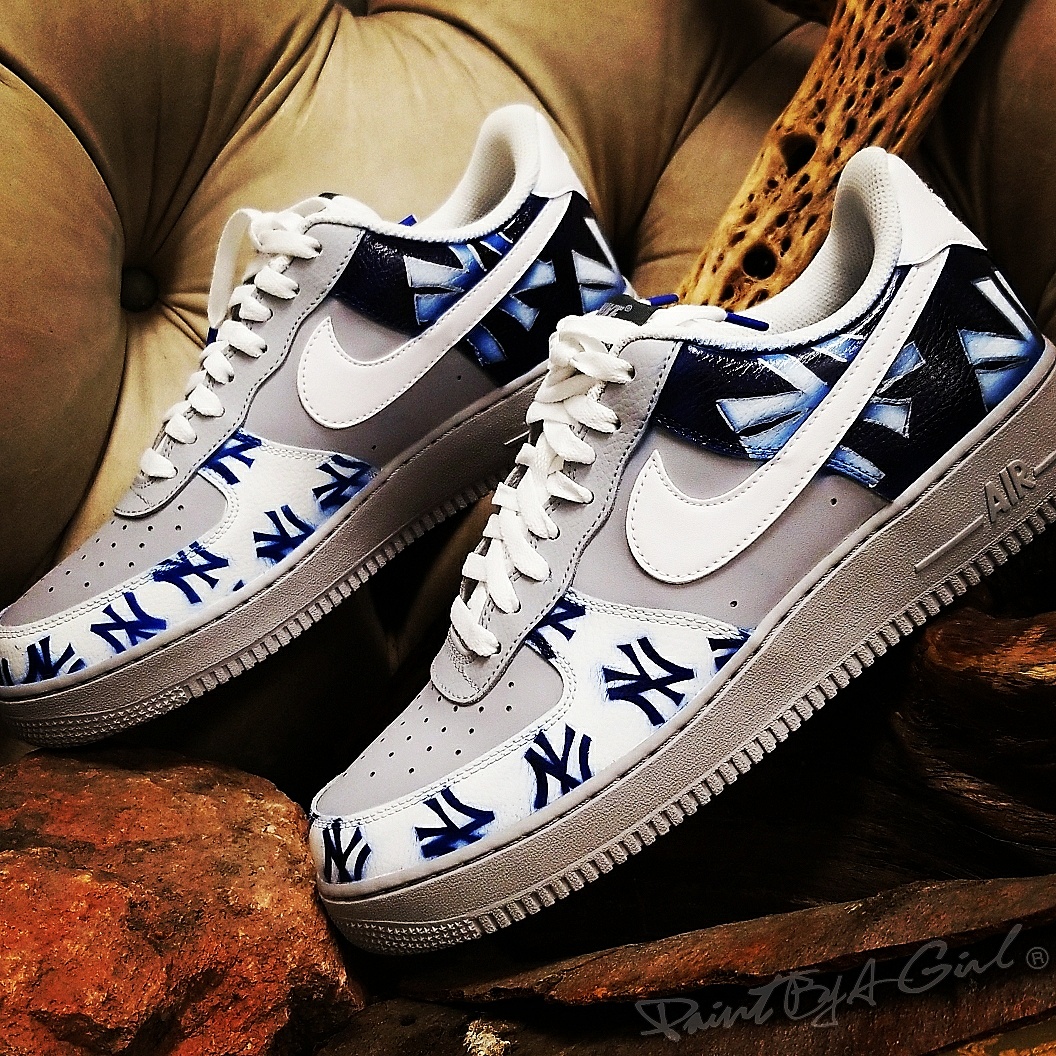 New York Yankees Air Jordan Hightop Shoes Custom Name & Number -  Freedomdesign